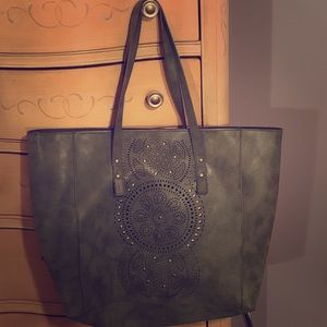 Green Macy’s Backstage Tote Bag